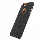 Wholesale iPhone 8 Plus / iPhone 7 Plus / iPhone 6S 6 Plus Wool Style Armor Hybrid Case (Black)